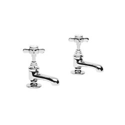 Tavistock Varsity Chrome Basin Taps Pair