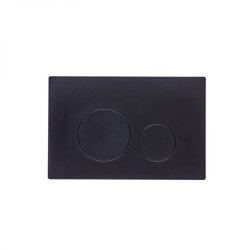 Tavistock Circles Flush Plate - Black