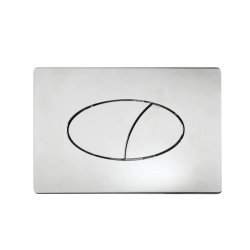 Tavistock Ellipse Flush Plate - Chrome