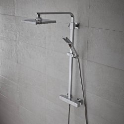 Tavistock Zone Dual Function Bar Valve with Shower Head & Handset