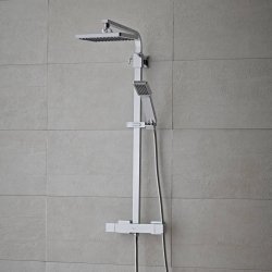 Tavistock Zone Dual Function Bar Valve with Shower Head & Handset