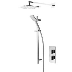 Tavistock Index Thermostatic Concealed Dual Function Valve with Shower Head & Handset