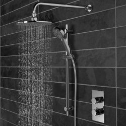 Tavistock Quantum Thermostatic Concealed Dual Function Valve with Shower Head & Handset