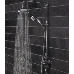 Tavistock Varsity Thermostatic Exposed Dual Function Shower Valve with Shower Head & Handset