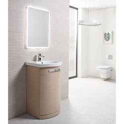 Tavistock Aster 500mm LED Illuminated Bathroom Mirror-1