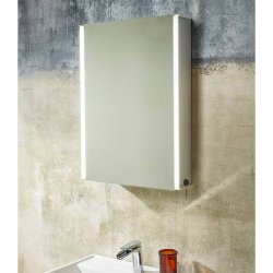 Tavistock Sleek 490mm Single Door LED Illuminated Cabinet