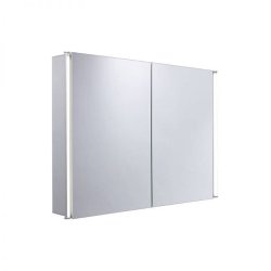 Tavistock Sleek 1000mm Large Double Door LED Illuminated Cabinet