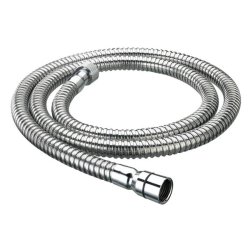 Bristan 1.5m Cone to Nut Stainless Steel Shower Hose - 11mm Bore