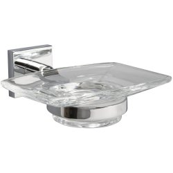 Miller Atlanta Soap Dish & Chrome Holder