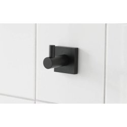 Miller Atlanta Matt Black Single Robe Hook