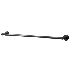 Miller Bond 495mm Matt Black Single Towel Rail