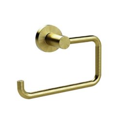 Miller Bond Brushed Brass Toilet Roll Holder