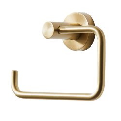 Miller Bond Brushed Brass Toilet Roll Holder