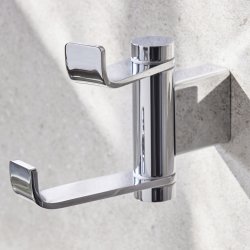 Miller Miami Chrome Swivel Double Robe Hook