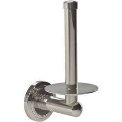 Miller Oslo Polished Nickel Spare Toilet Roll Holder