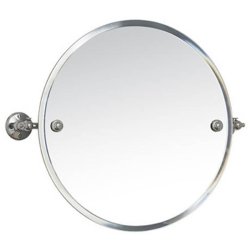 Miller Stockholm 450mm Round Swivel Mirror with Bevelled Edge