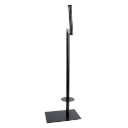 Miller Classic Freestanding Matt Black Toilet & Spare Roll Holder