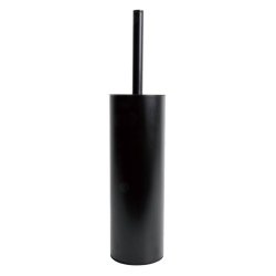 Miller Classic Matt Black Toilet Brush Set with Spare Brush Head