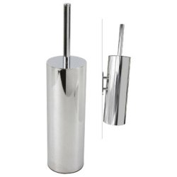 Miller Classic Chrome Toilet Brush Set with Spare Brush Head