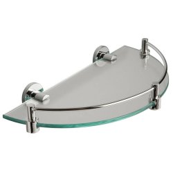 Miller Classic Cloakroom Shelf with Chrome Guard Rail