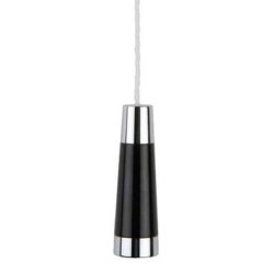 Miller Classic Conical Light Pull - Chrome & Black