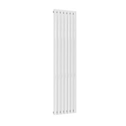 Reina Neval Single Vertical Aluminium Radiator 1800 x 404mm - White