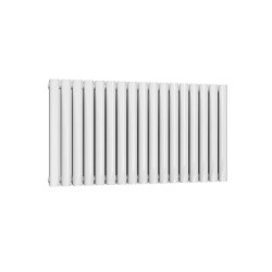 Reina Neval Double Horizontal Aluminium Radiator 600 x 994mm - White