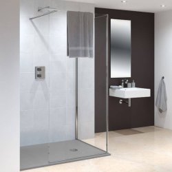 Lakes Coastline Marseille 750mm Walk-In Shower Panel