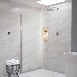 Aqualisa Optic Q Concealed Smart Shower with Wall Fixed Head (Gravity Pumped)