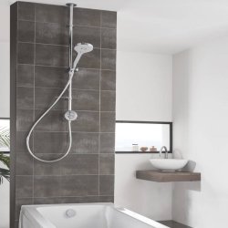 Aqualisa Unity Q Exposed Smart Shower with Adjustable Head and Bath Filler (HP/Combi)