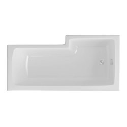 Beaufort Shannon 1500 x 850mm LH L Shaped 4mm Bath