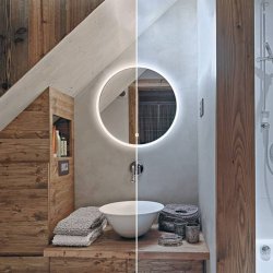 HiB Sphere 60 LED Bathroom Mirror