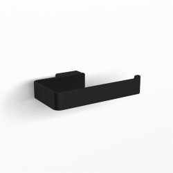 HiB Atto Black Toilet Roll Holder