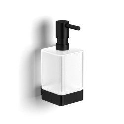 HiB Atto Black Wall Mounted Soap Dispenser