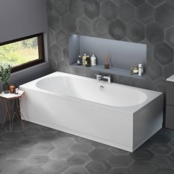 Beaufort Biscay DE 1700 x 700mm Reinforced Bath