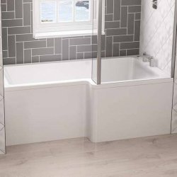 Beaufort Portland 1500 x 560mm L Shaped Bath Panel