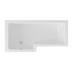 Beaufort Portland 1500 x 850mm LH L Shaped 5mm Bath