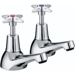 Bristan X Head Chrome Bath Taps