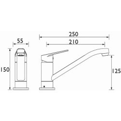 Bristan Cinnamon Easyfit Sink Mixer