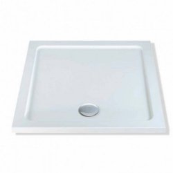 MX Ducostone 900 x 900 Low Profile Square Shower Tray with Waste