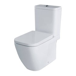 Essential Fuchsia Close Coupled Open Back WC