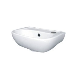 Essential Fuchsia 380mm Washbasin 1 Tap Hole