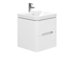 Essential Colorado White 500mm Wall Hung Basin Unit