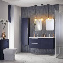 Essential Dakota Blue 1200mm Wall Hung Basin Unit