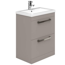 Essential Nevada Cashmere 600mm FS Washbasin Unit