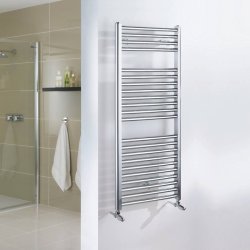 Essential Straight Chrome 690 x 600mm Towel Warmer