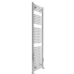 Essential Curved Chrome 1700 x 600mm Towel Warmer