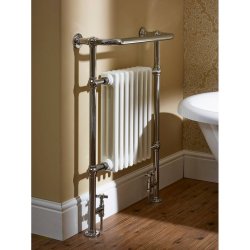 Essential Taurus Traditional Chrome 965 x 540mm Towel Warmer