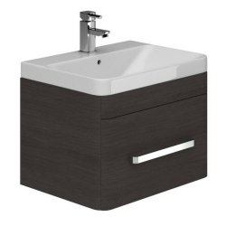 Essential Vermont Grey 500mm WH Washbasin Unit