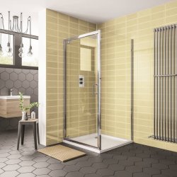 Essential Spring8 760mm Pivot Shower Door